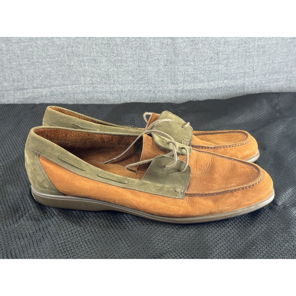 Johnston Murphy Domani Stemar Brown And‎ Green Italy Made Size 9 7031 Np 9 6315